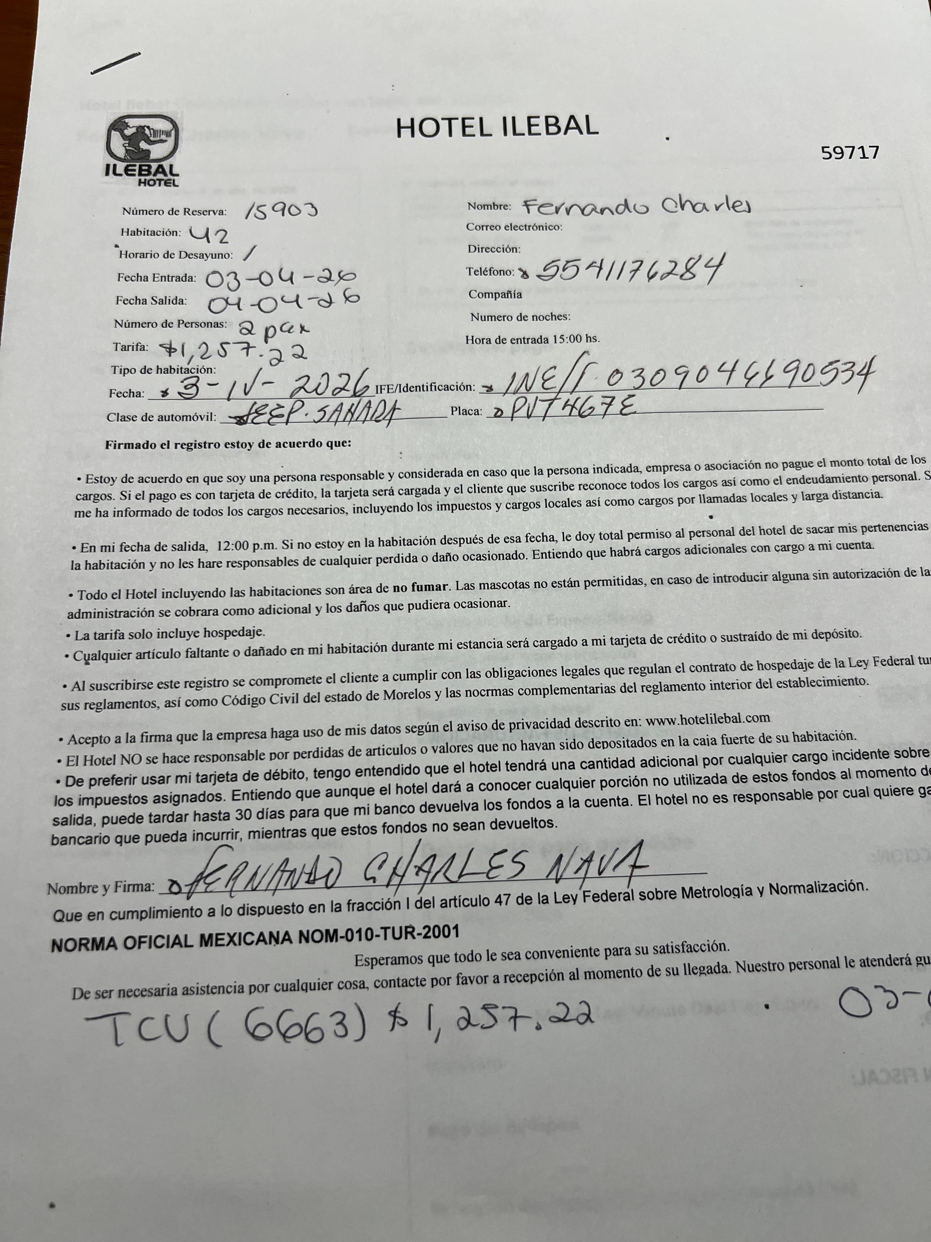 Como ya lo mencioné , la tarifa del hotel es de $1,257 y la de expedía $2,087, esto no es posible , otra vez me pasa esto con ustedes , la vez anterior fue en el Real de Minas Bajio , espero alguna compensación por estas irregularidades, gracias 