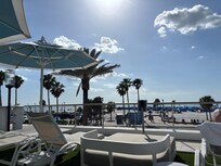 View of gulf from main pool.