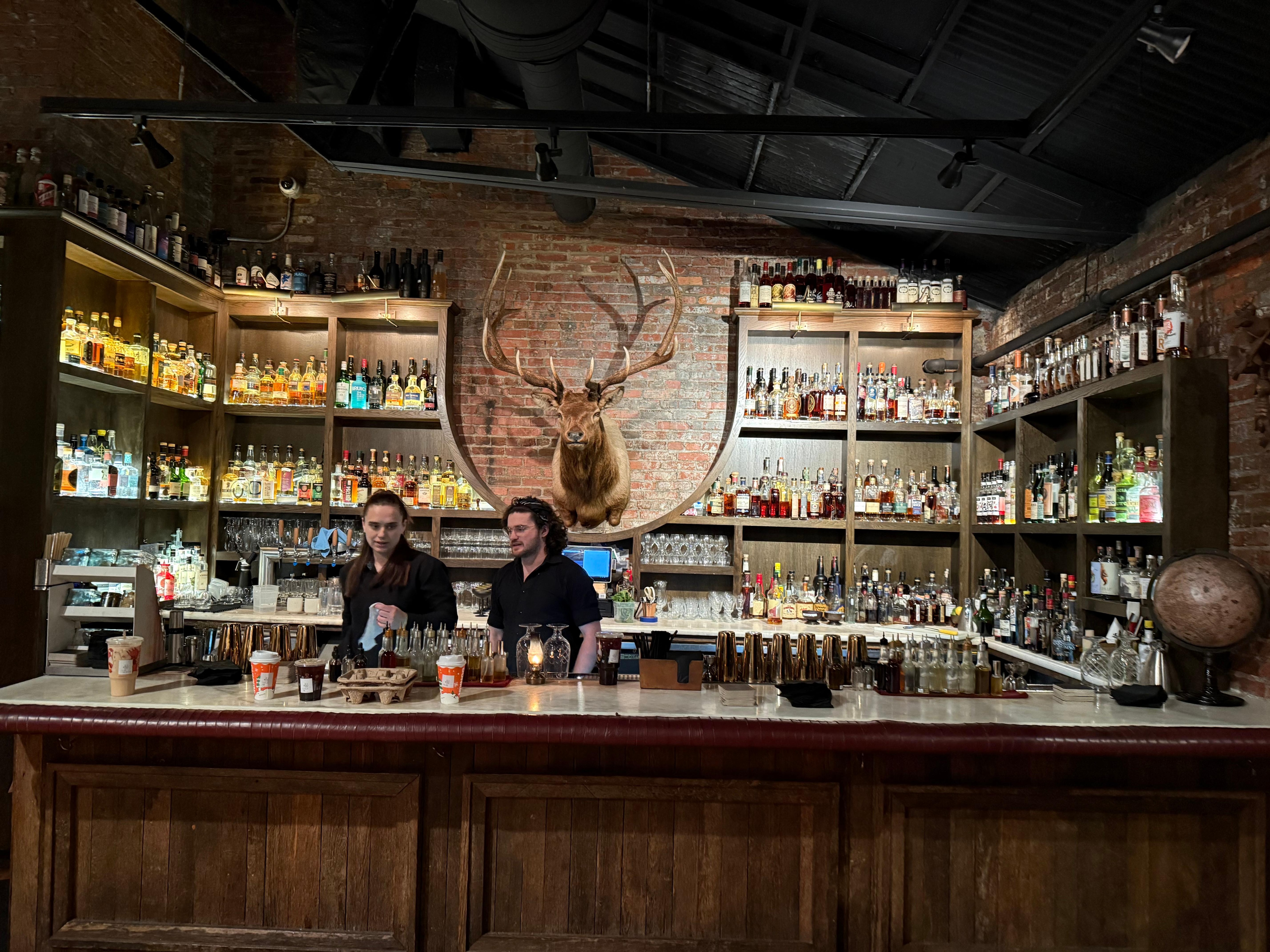 A nearby bar, Order of the Ace.  Great mixed drinks and food