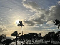 Evening view from lanai!