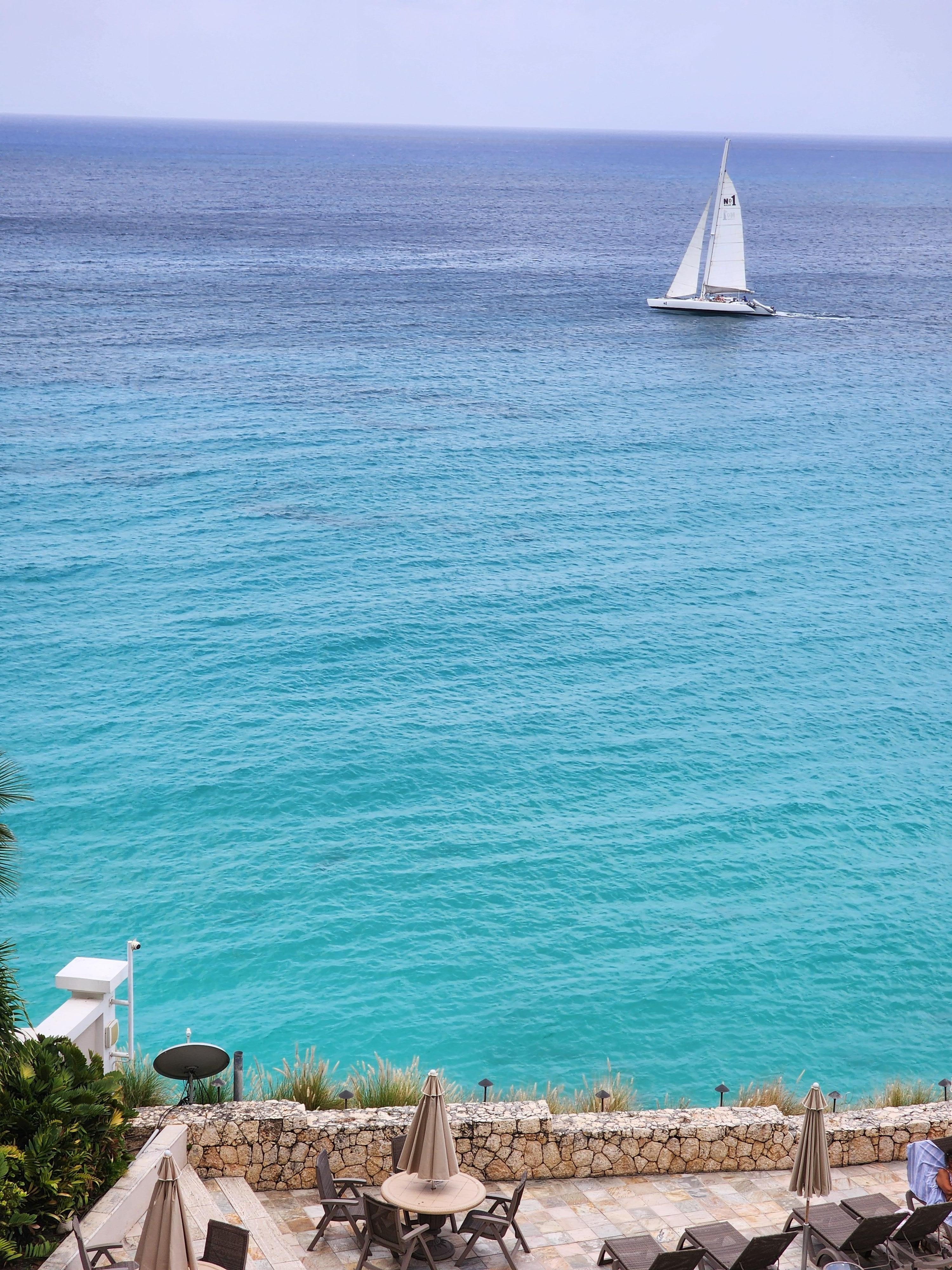 View from the balcony. 