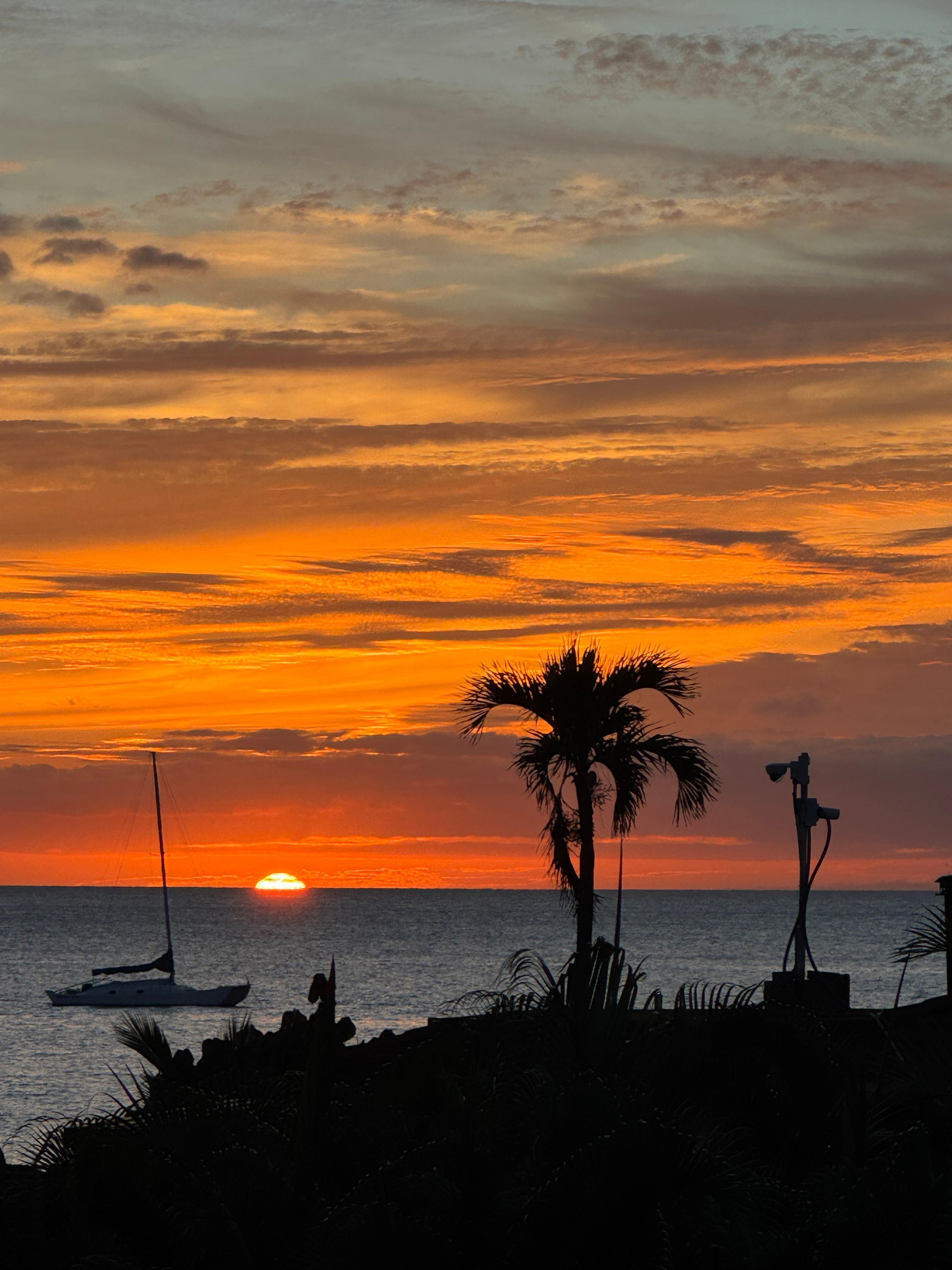 Sunset from the balcony