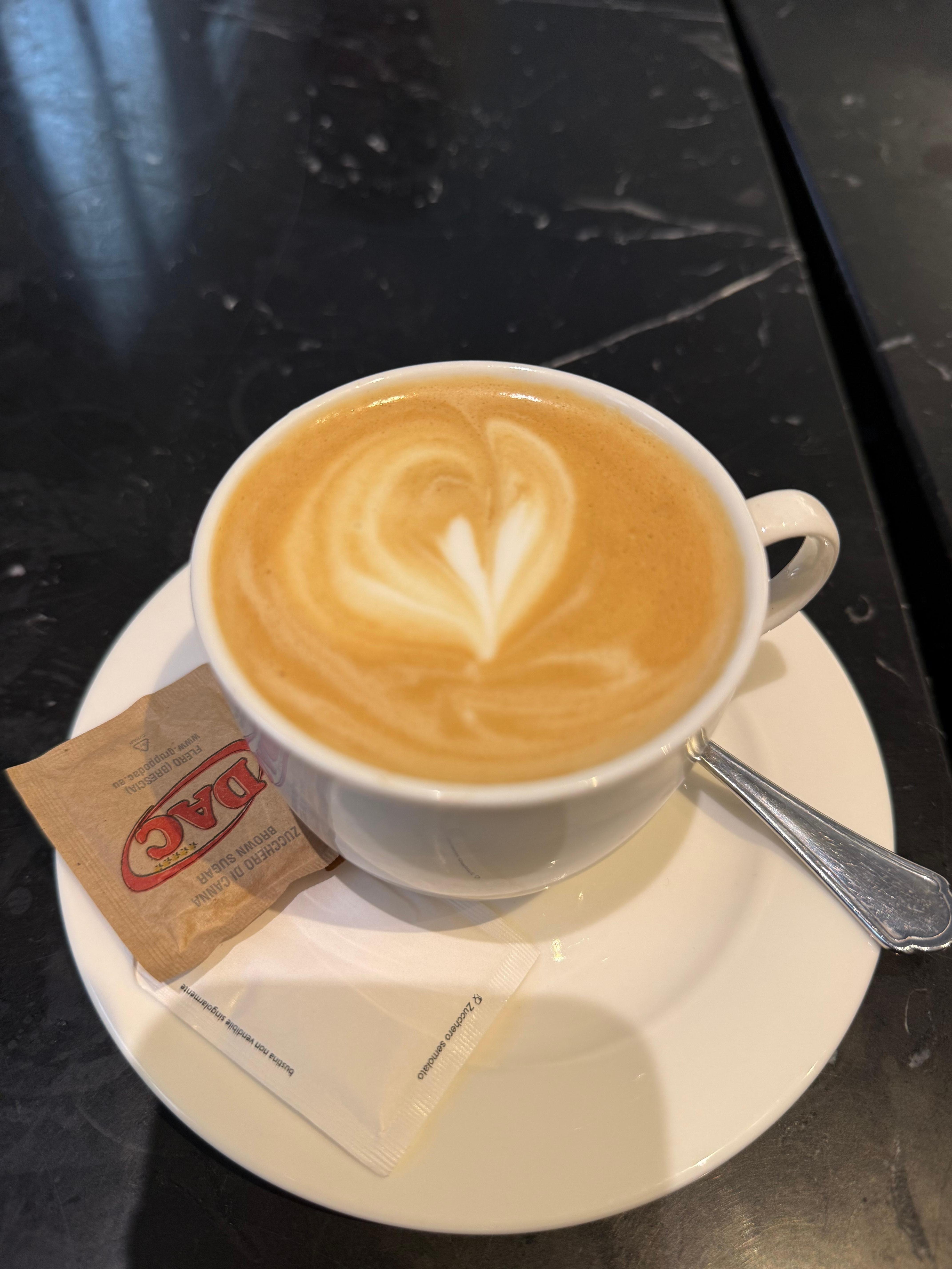 Welcome coffee during check in 