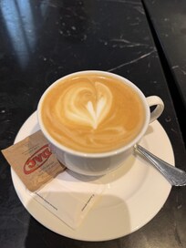 Welcome coffee during check in