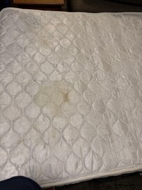 Pull out couch mattress fully extended open