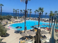 Outdoor pool area