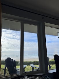 This is what we saw when we opened the door.