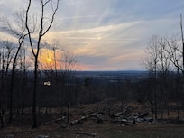 Sunset views from the front porch.