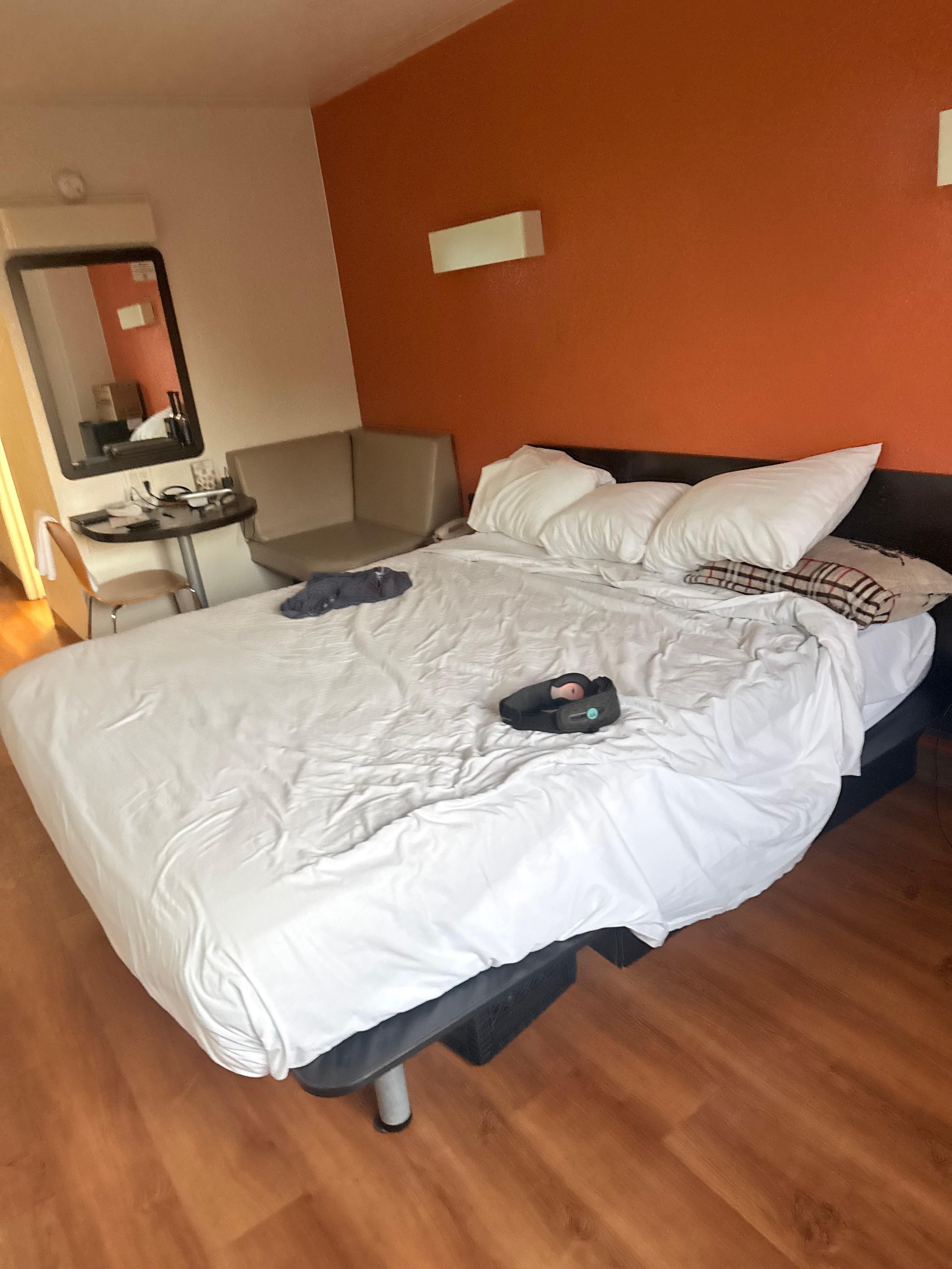 The bed was super comfortable. Great night sleep. 