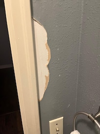 bathroom wall