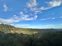 East view through back yard