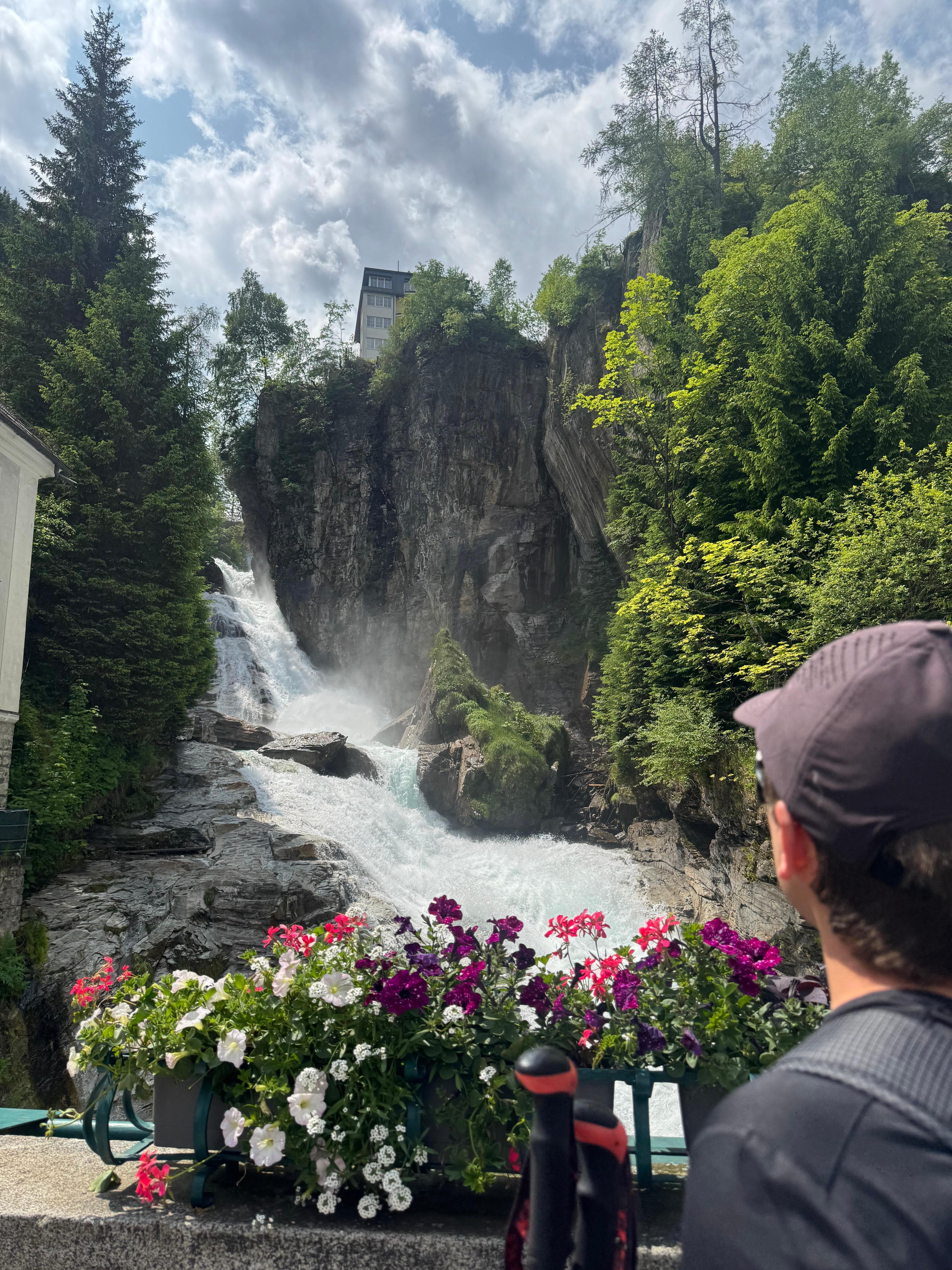 Waterfall in town (15min walk)