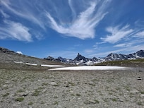 Tête des Tollies vu du col de Chamoussière