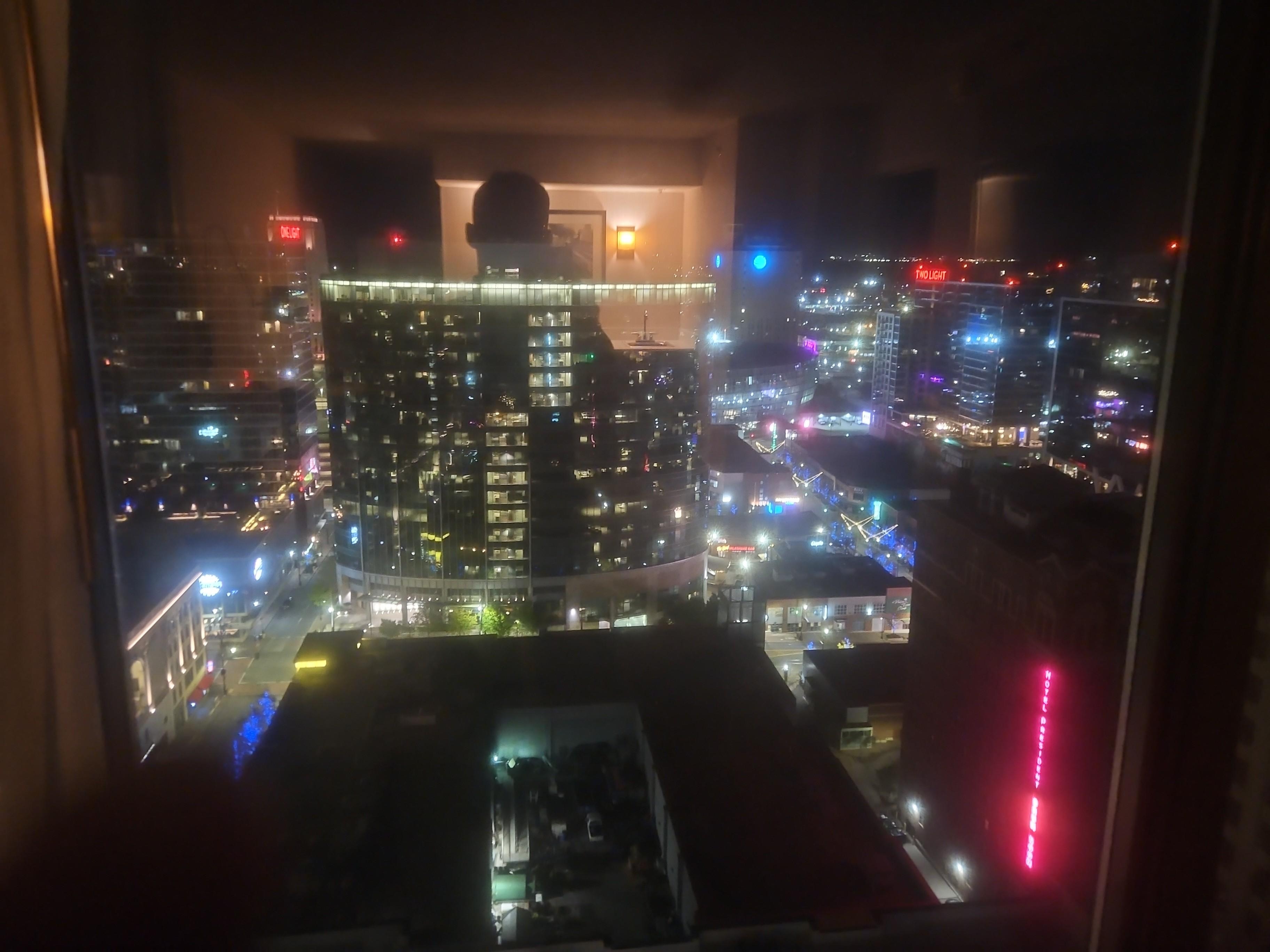 View out the window from  level 26