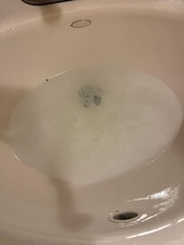 Master bathroom sink