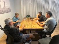 Big table for card and board games and meals