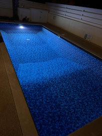 Pool at night