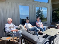 On the deck