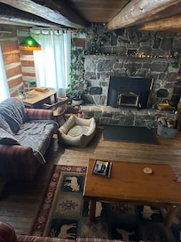 Two couches for lots of stretching out.