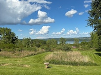 View from the back porch