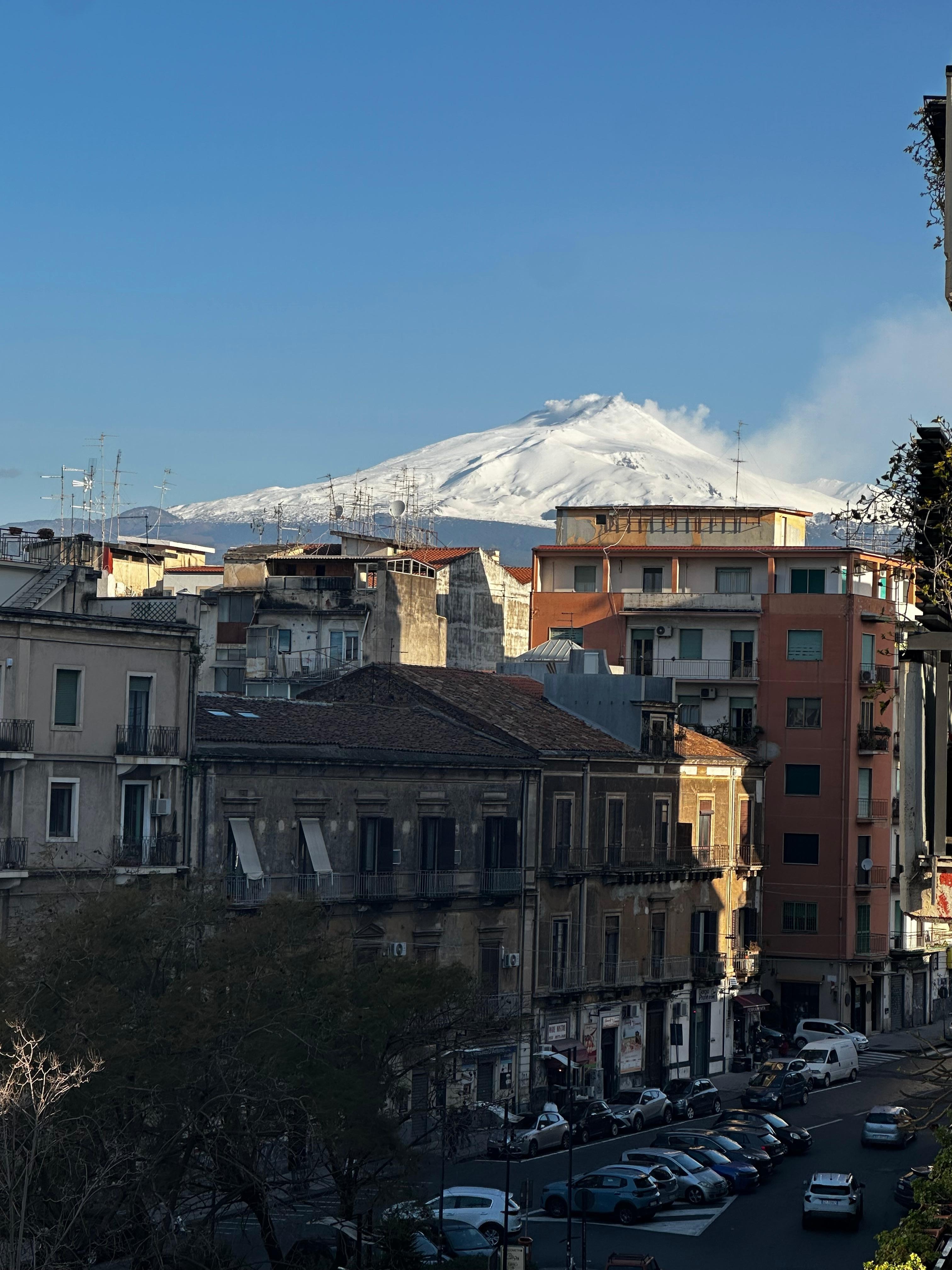 Picture from our balcony:Etna❤️