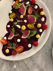 Davino (Seafood/Italian restaurant) had by far the most elevated menu and service.