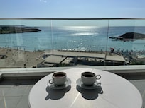 Coffee at the balcony