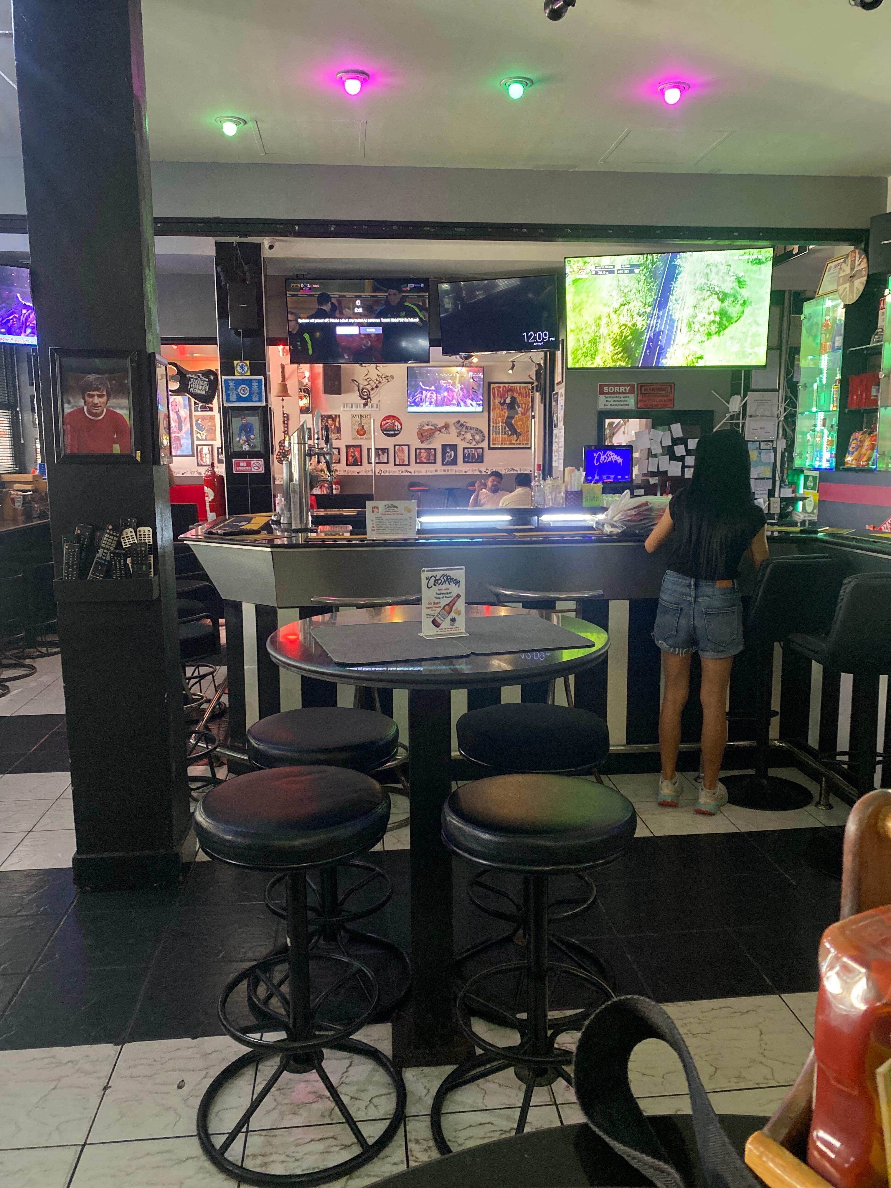 Bar area. This is where I ate breakfast.