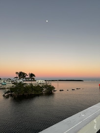 View from pier at marina