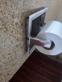 Toilet paper holder literally falling off