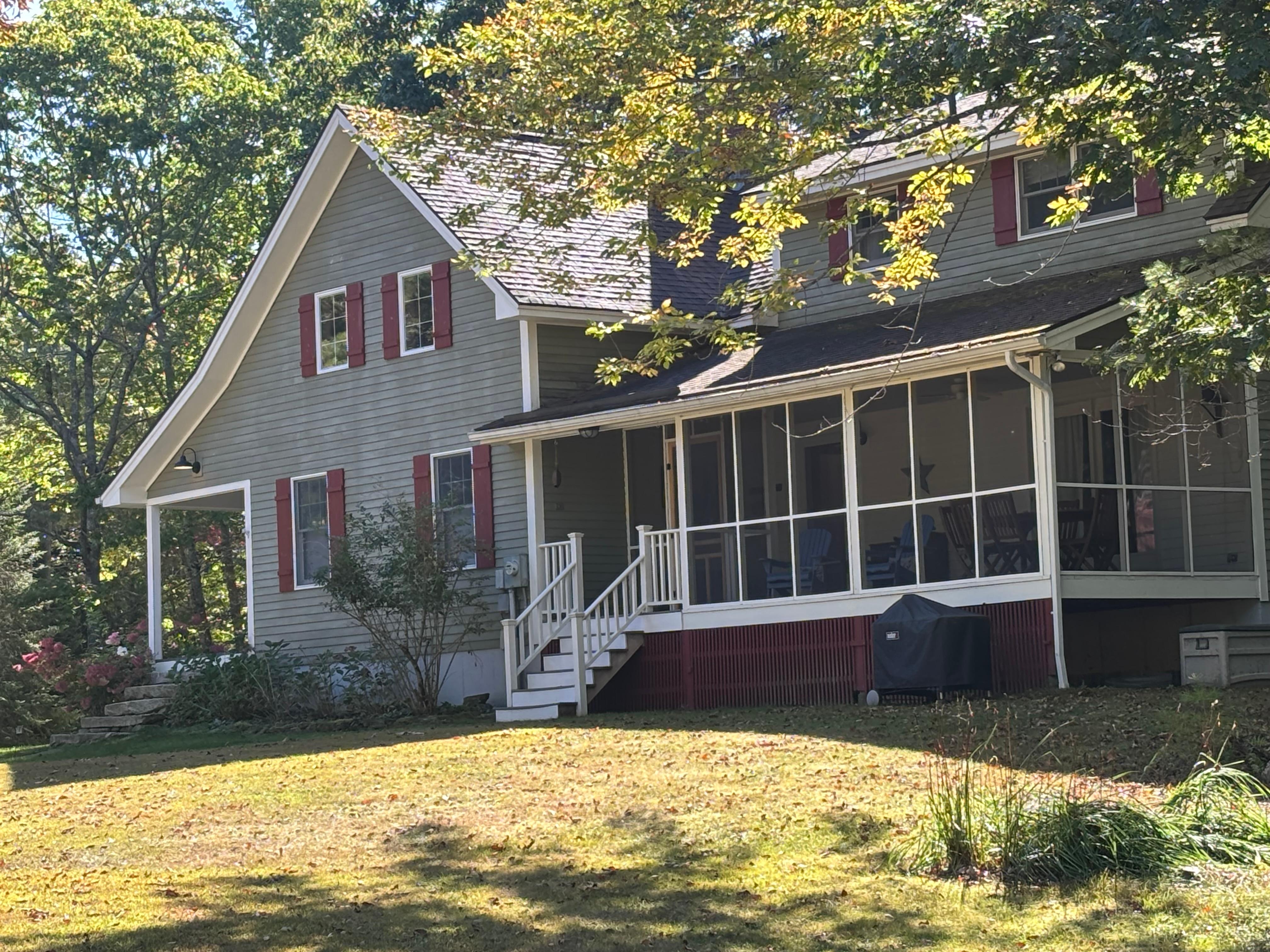 Beautiful house with an awesome screened porch  