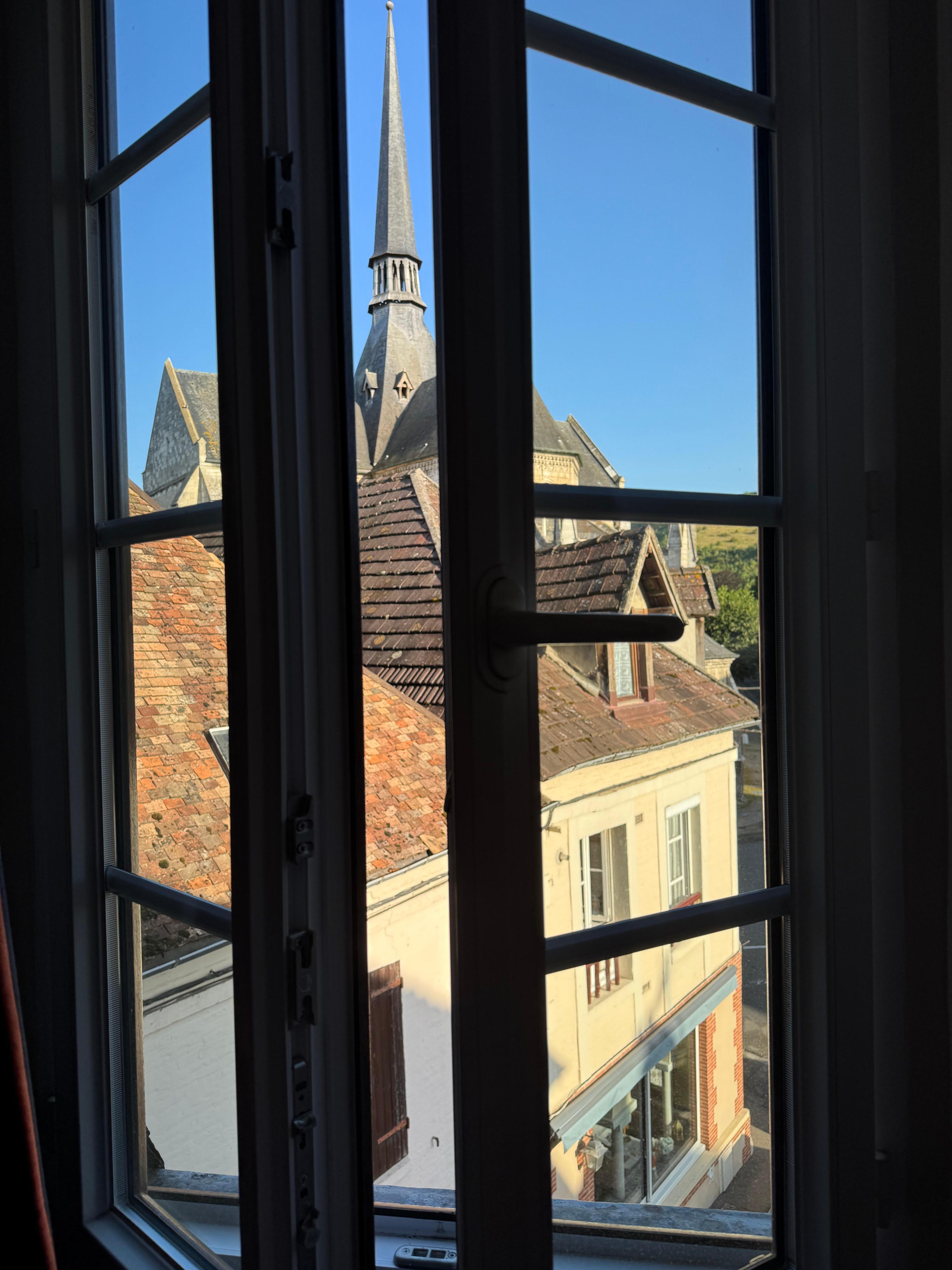 The view from the bedroom.