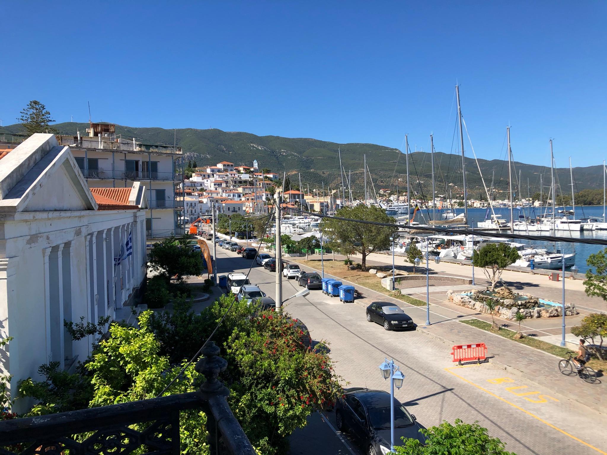 Vue latérale depuis le balcon