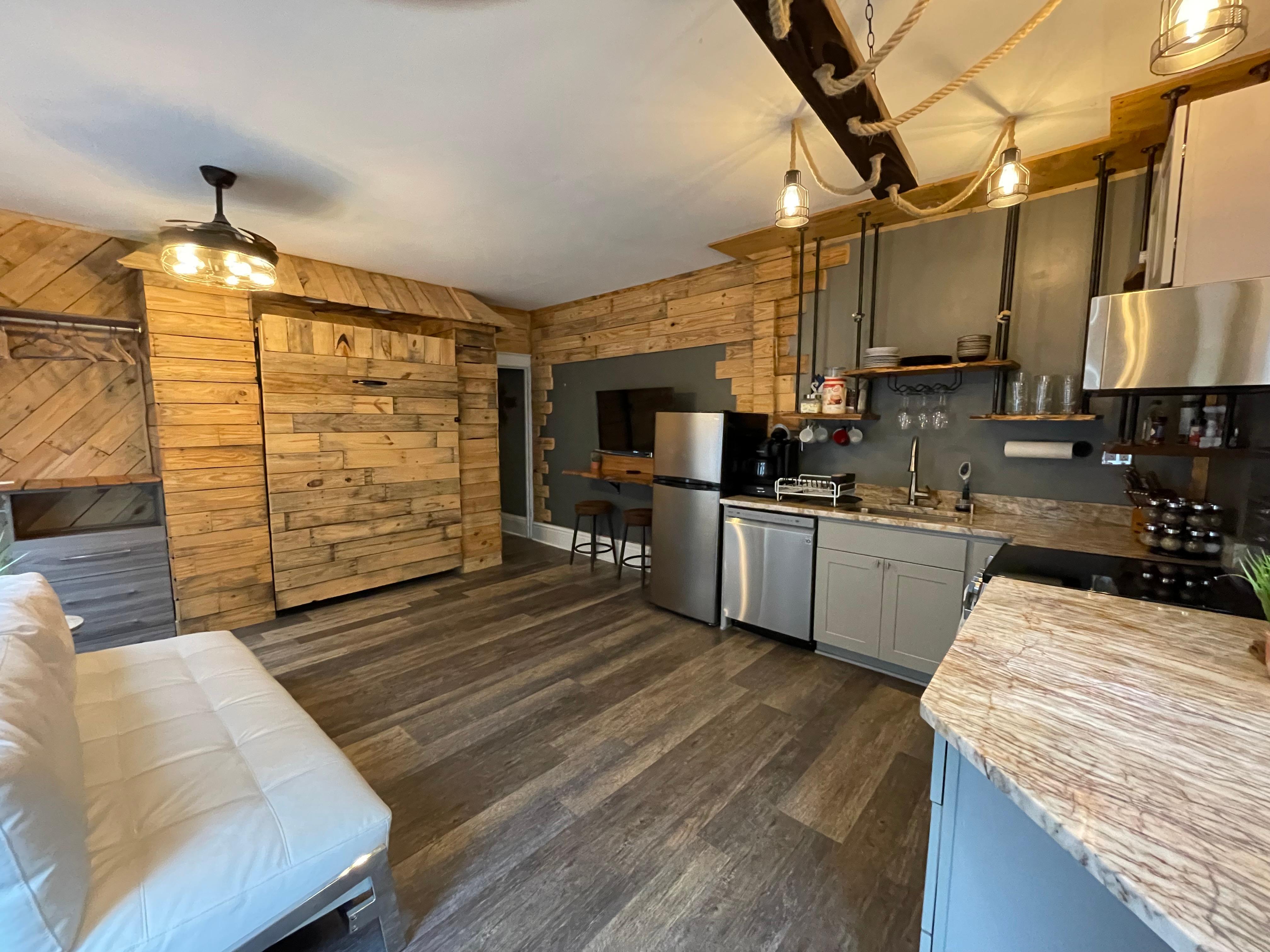 Large kitchen - with a Murphy Bed