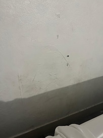 Absolutely filthy walls.