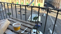 View from our balcony