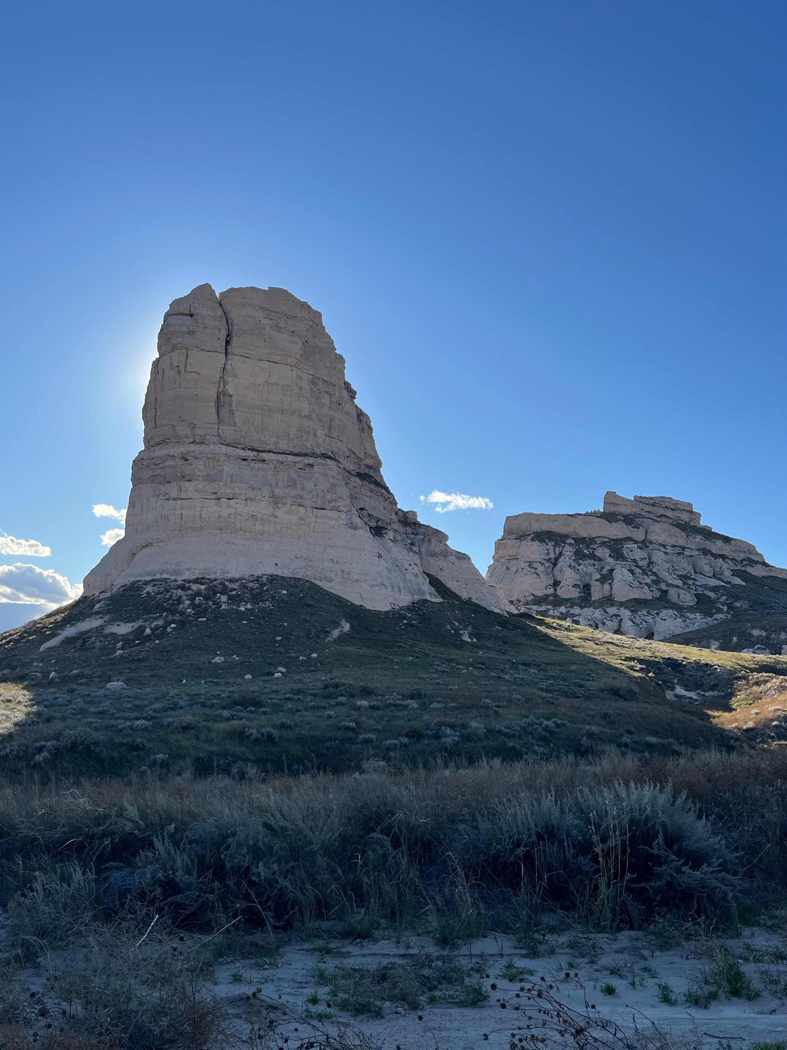 Hiked at Jailhouse and Courthouse rocks.