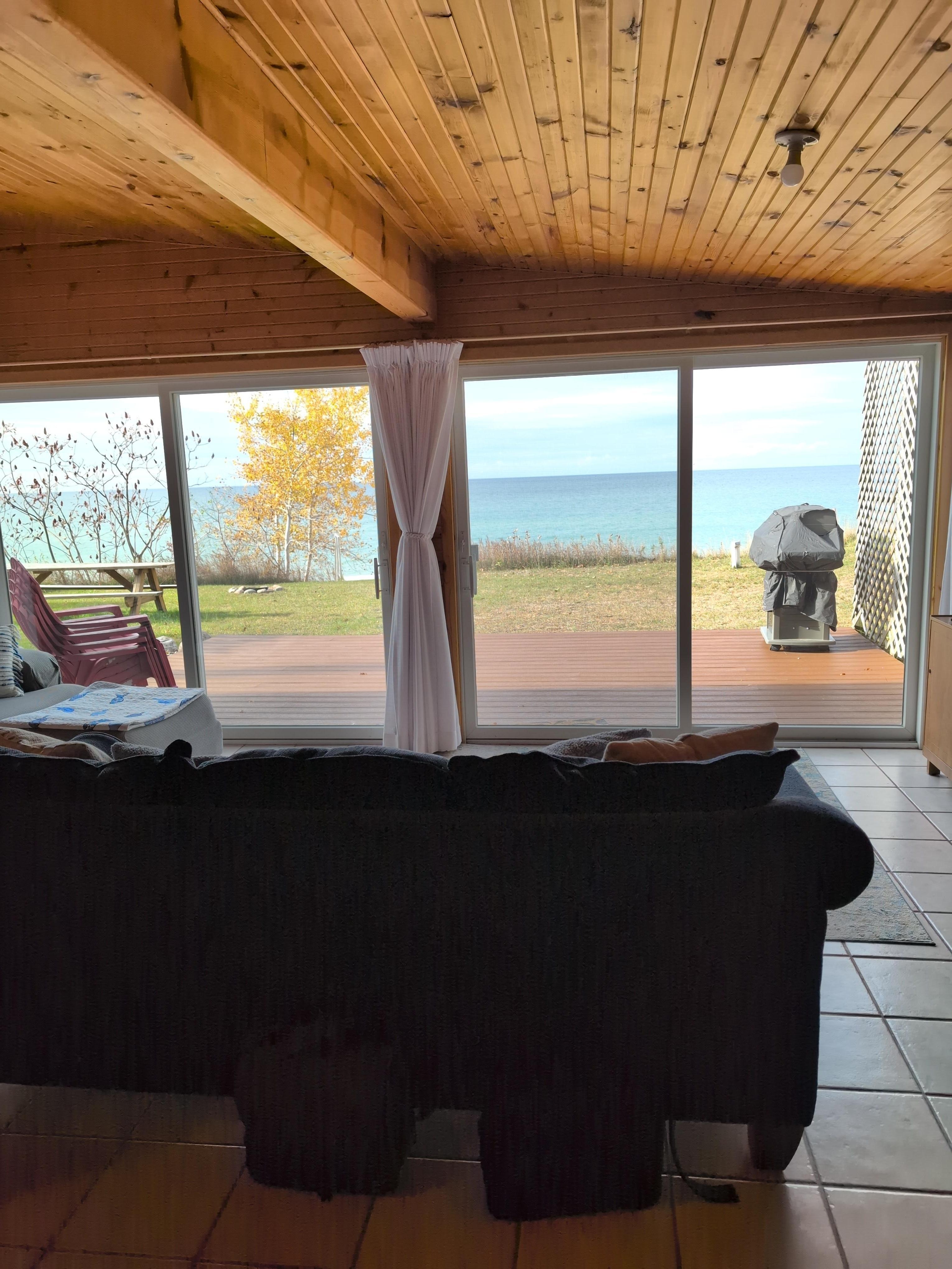 View from living room.