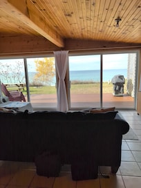 View from living room.