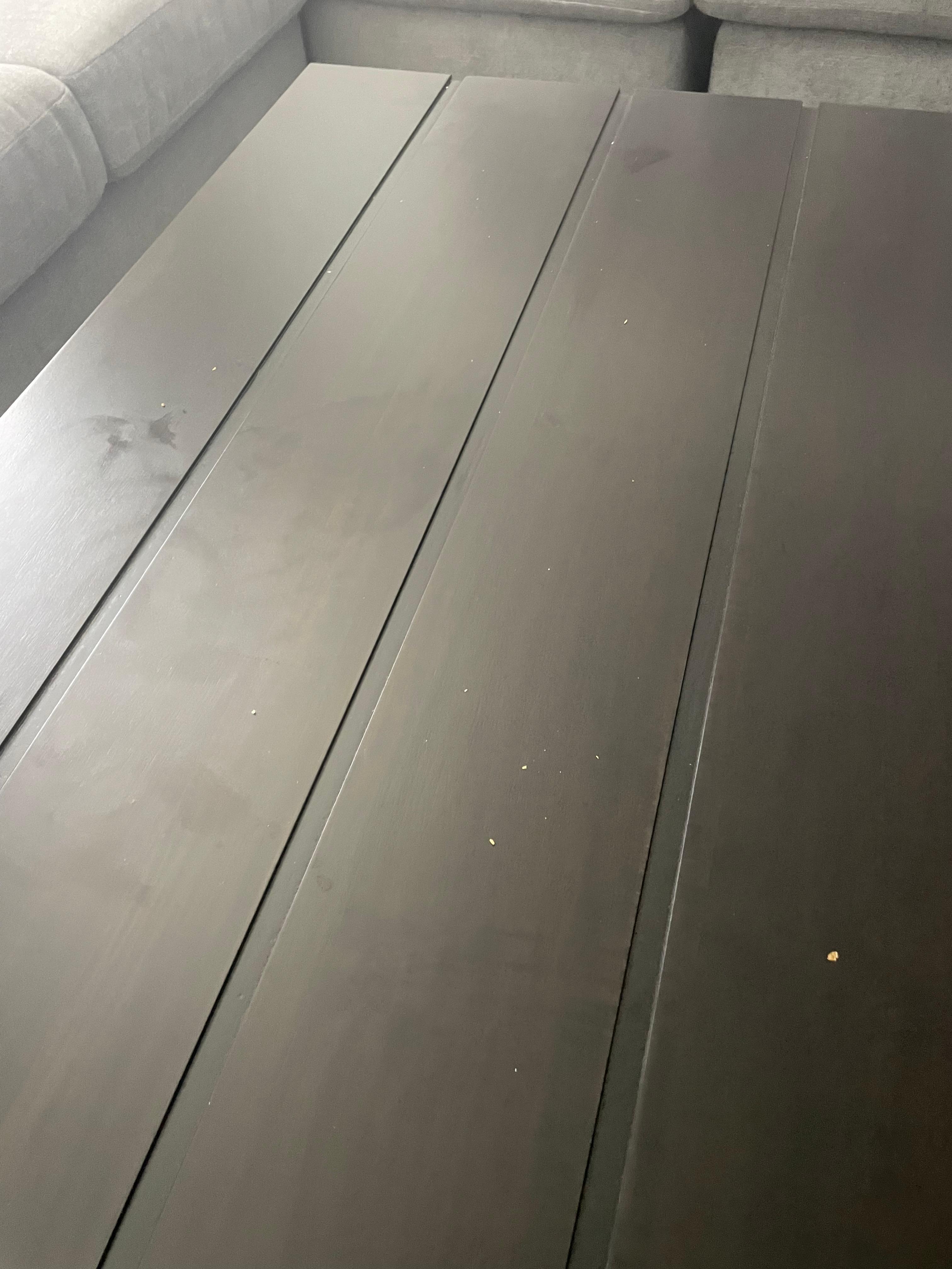 Dirty table upstairs