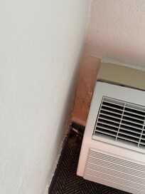 Disgusting mold next to AC