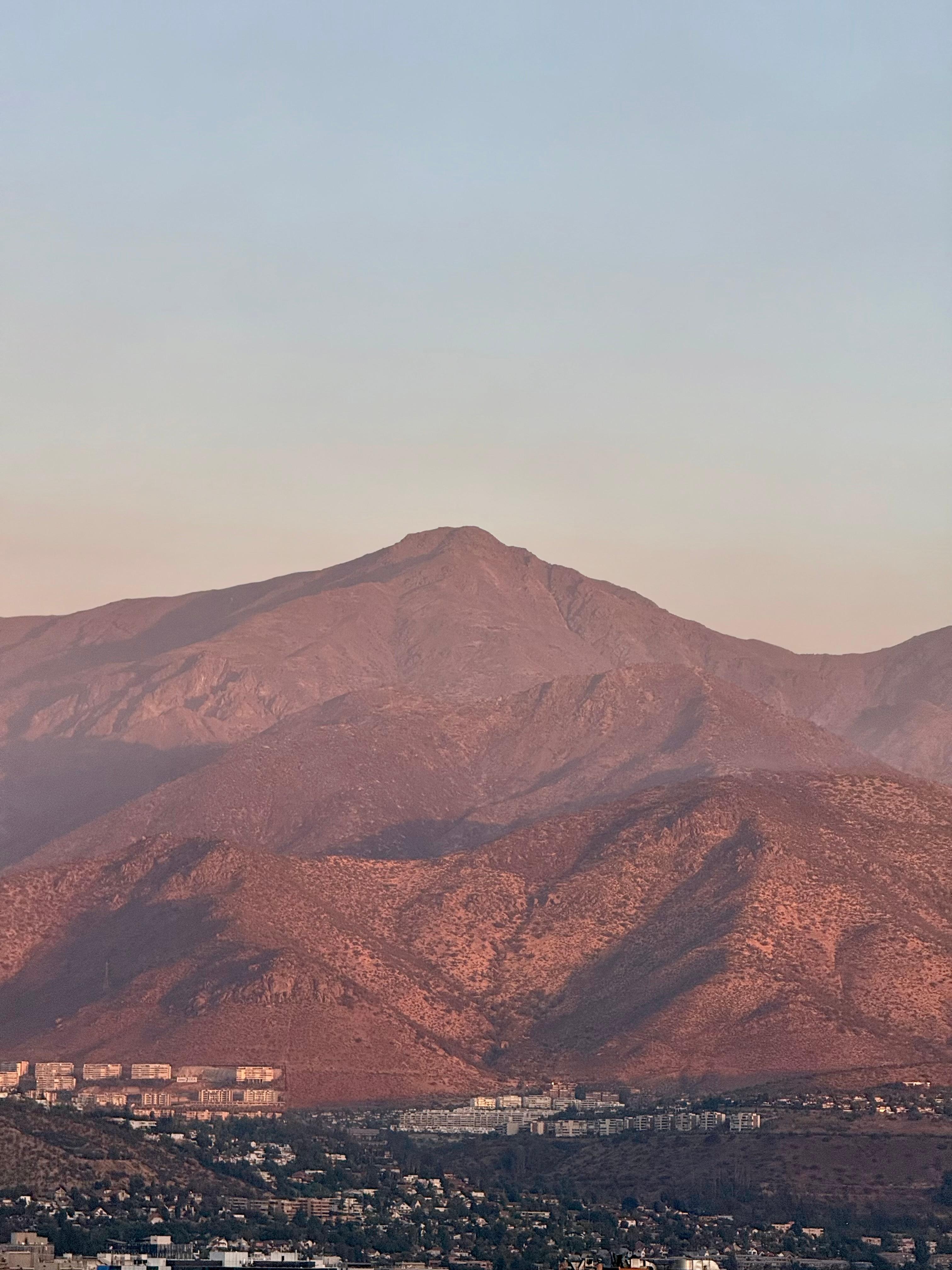 Vista de la habitación al atardecer 