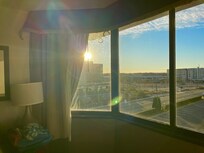 Sunrise in window every morning