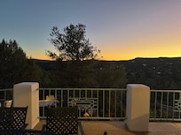 Sunset from house patio