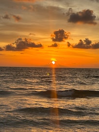 One of the sunsets I enjoyed since it was so close to walk to.