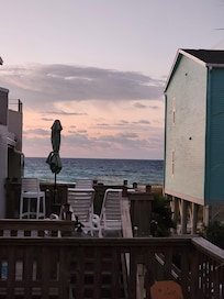 View from master bedroom balcony.