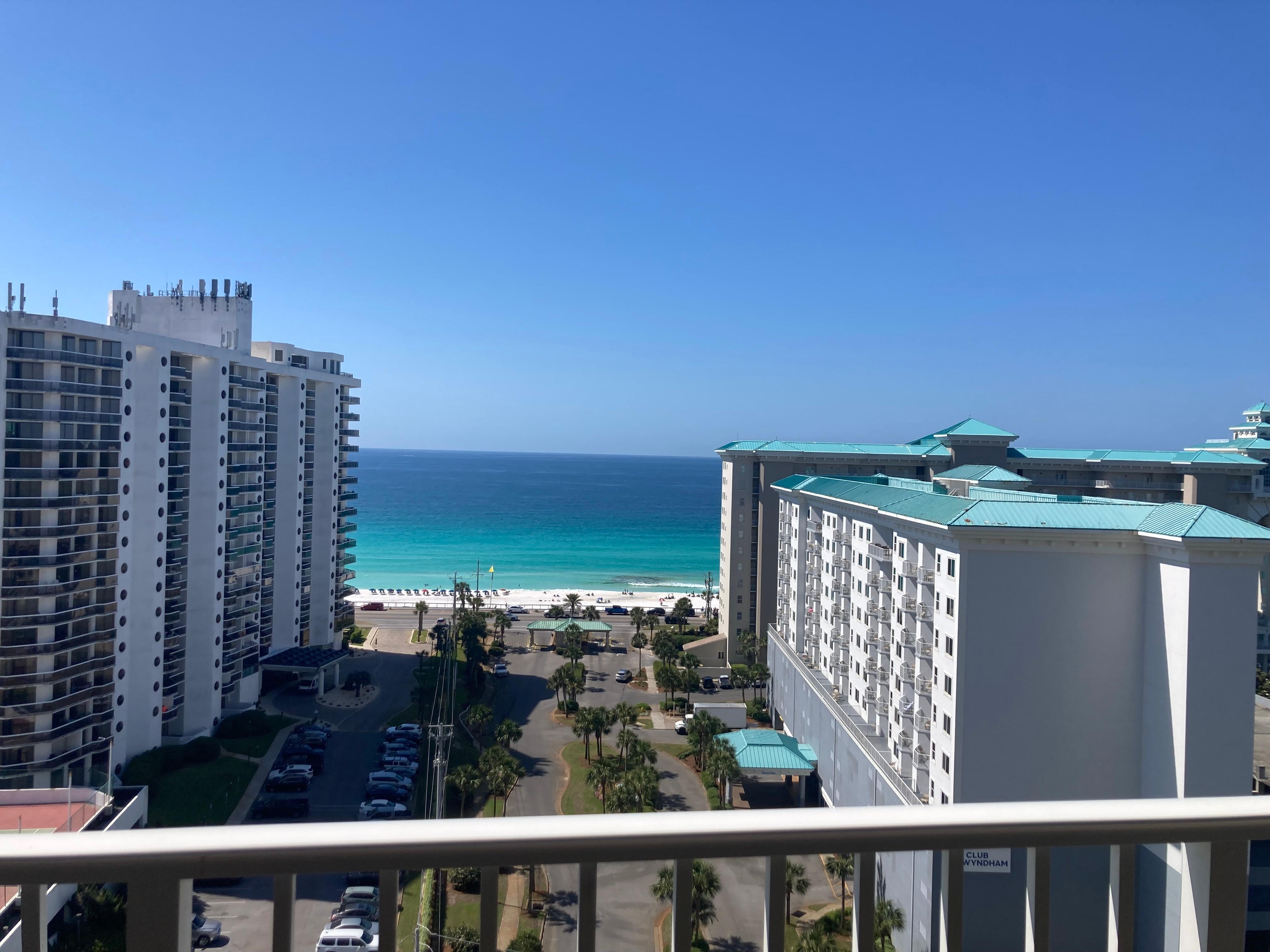 View from balcony. 