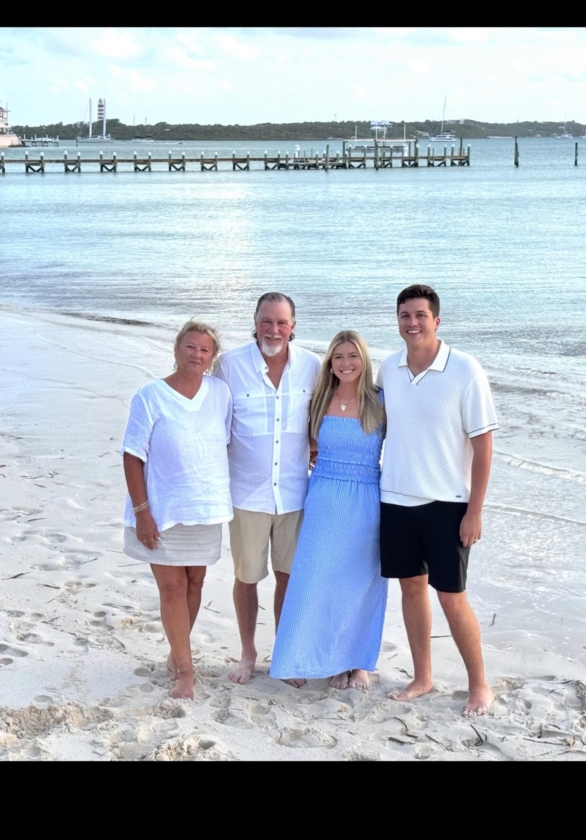 Beach directly behind the house 