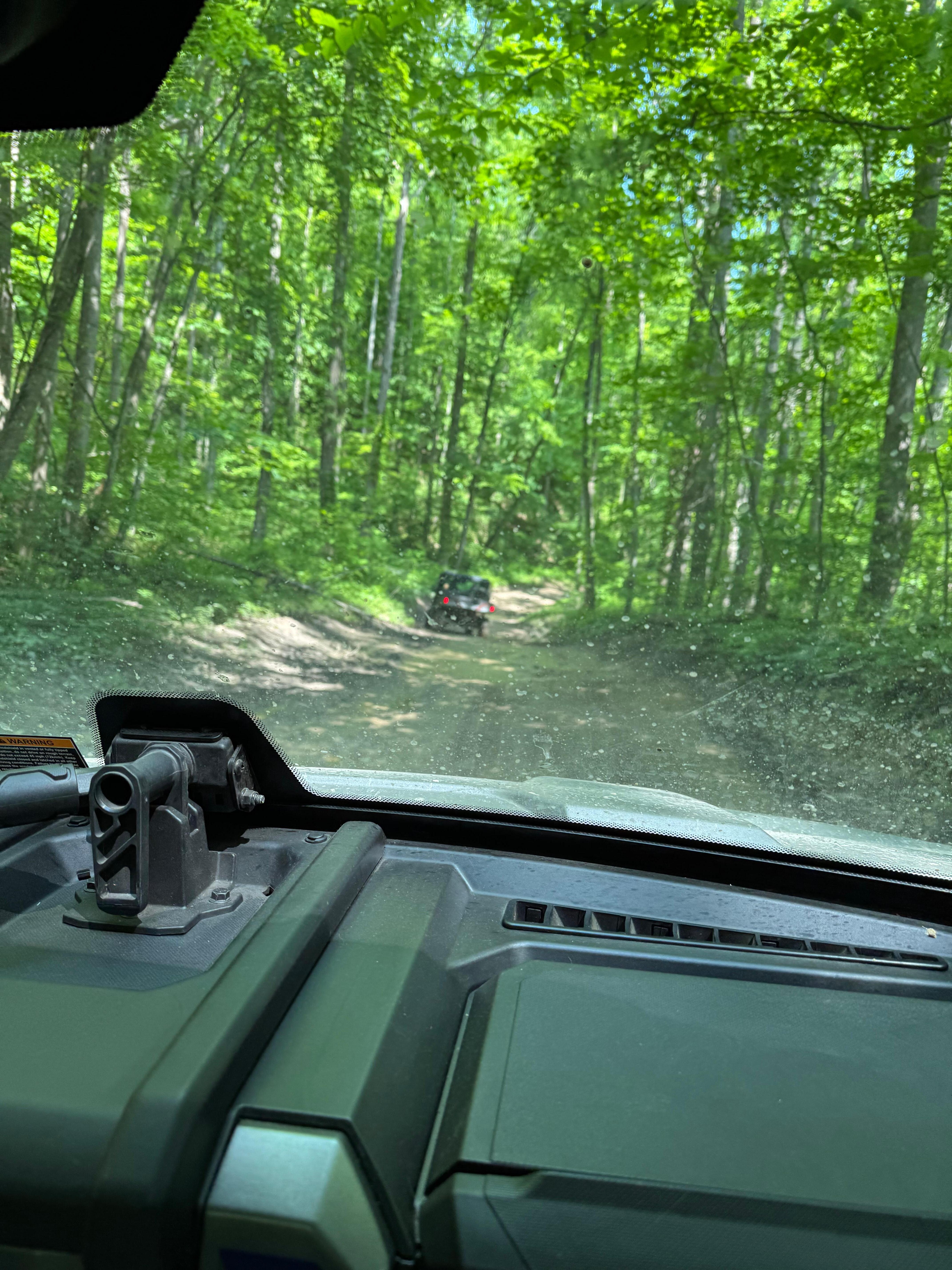 On the trails