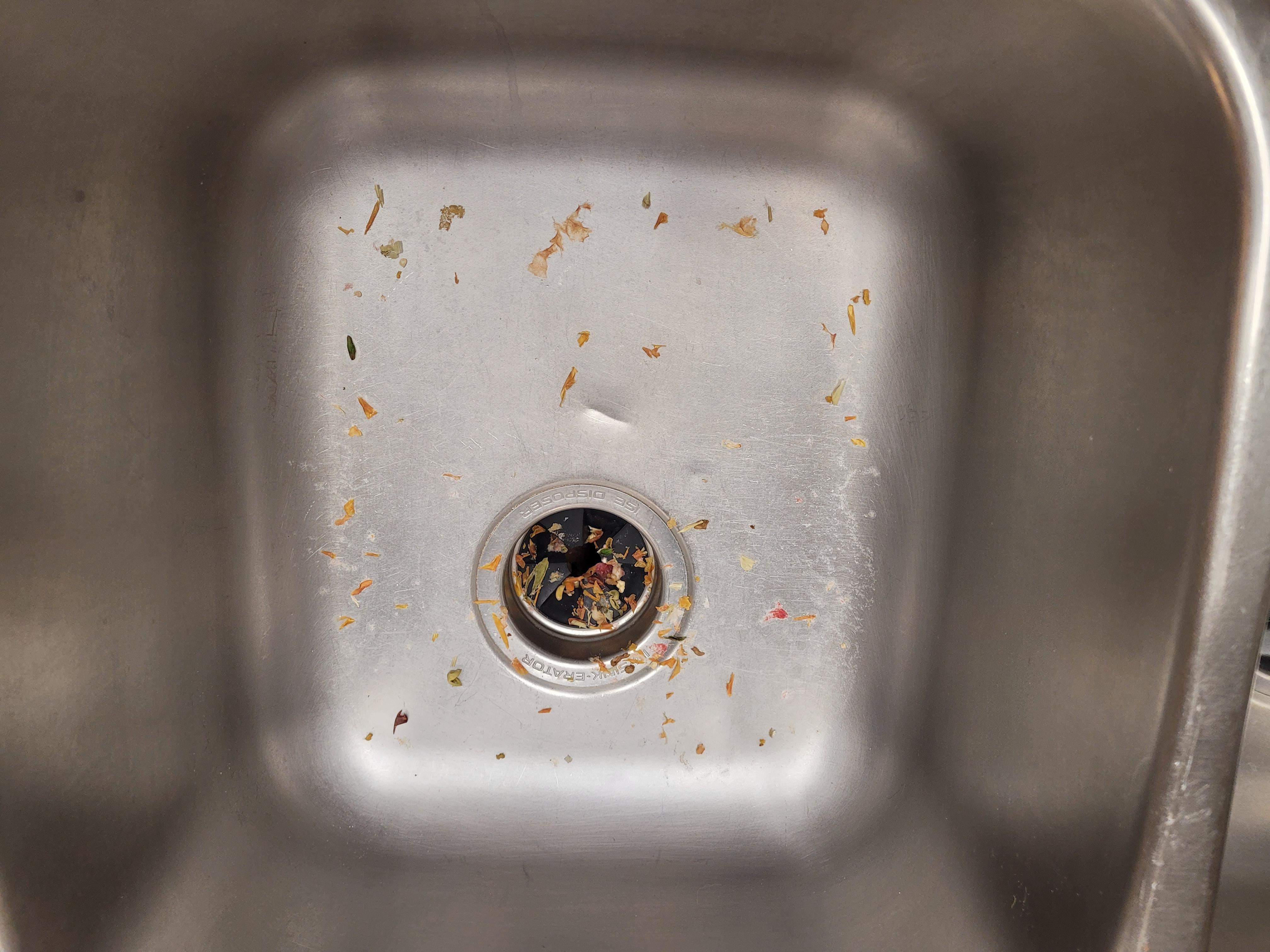 Kitchen sink upon arrival